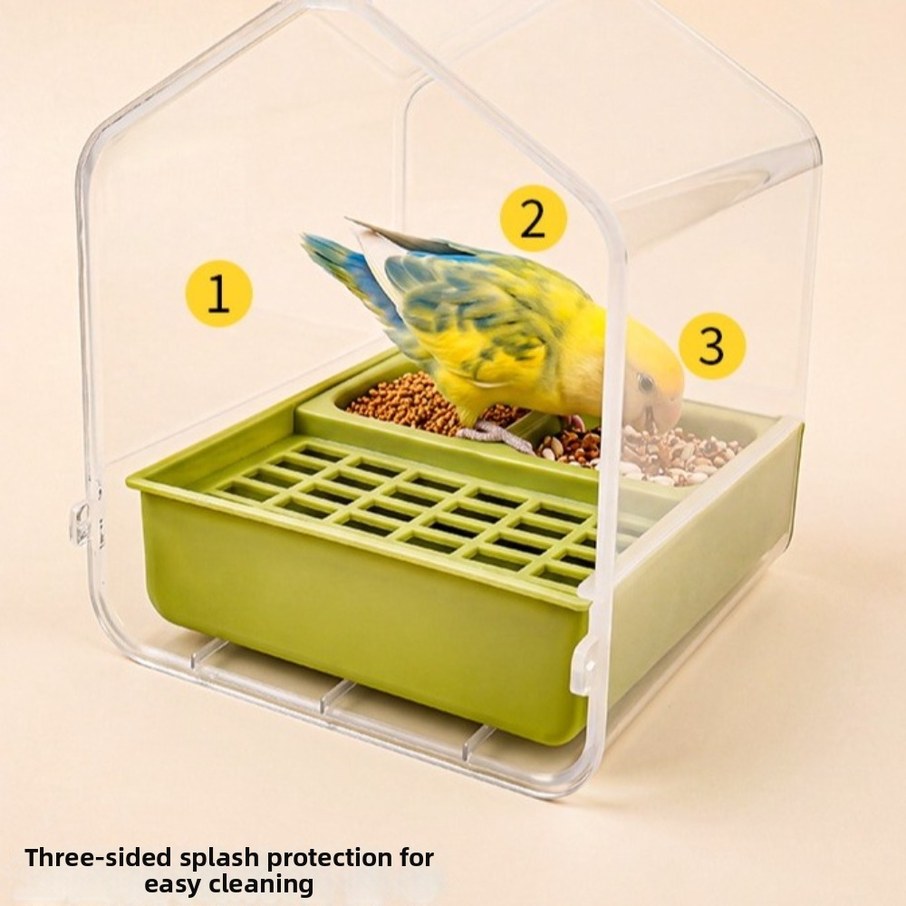 Feeding - وعاء تغذية الطيور بتصميم درج كبير