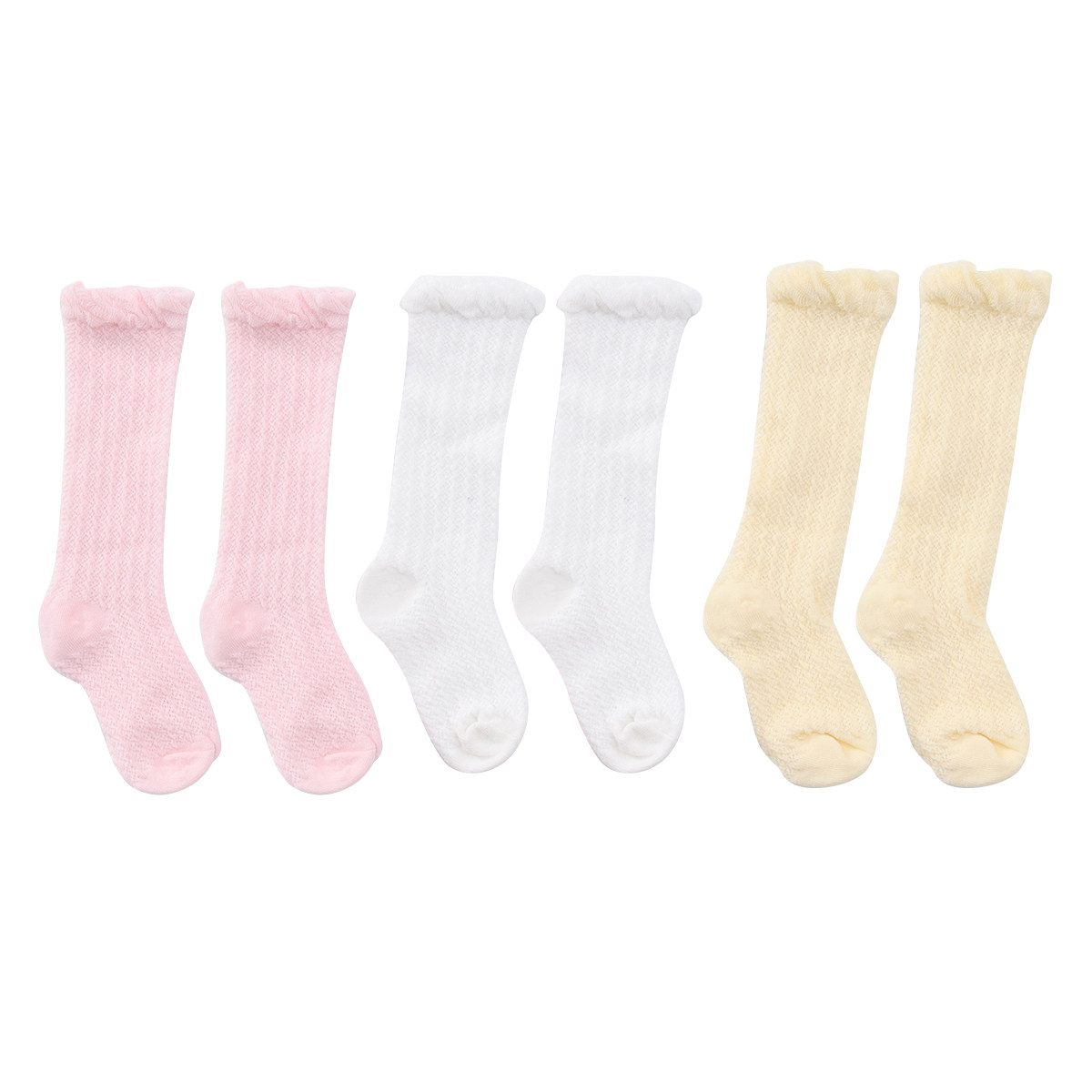 3 أزواج من الجوارب الطويلة للأ - مراجعة Unisex Baby Socks Non Slip وسعره