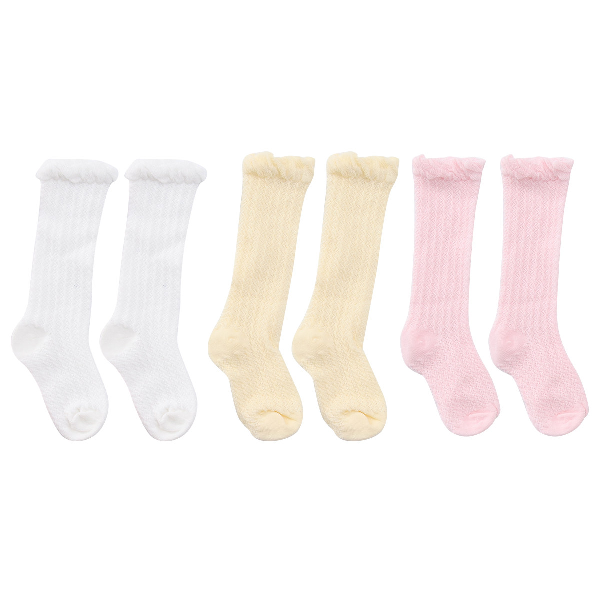 3 أزواج من الجوارب الطويلة للأ - مراجعة Unisex Baby Socks Non Slip وسعره