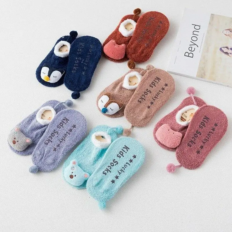 جوارب أطفال شتوية سميكة ودافئة - مراجعة Unisex Baby Socks Non Slip وسعره