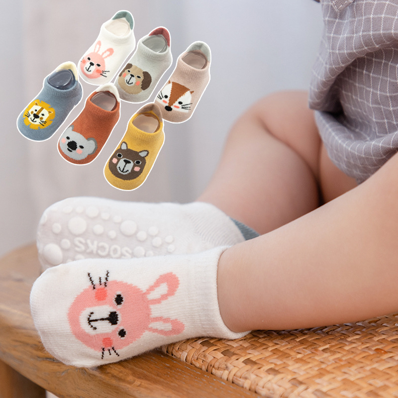 6 زوج/وحدة جوارب للأطفال حديثي - مراجعة Unisex Baby Socks Non Slip وسعره
