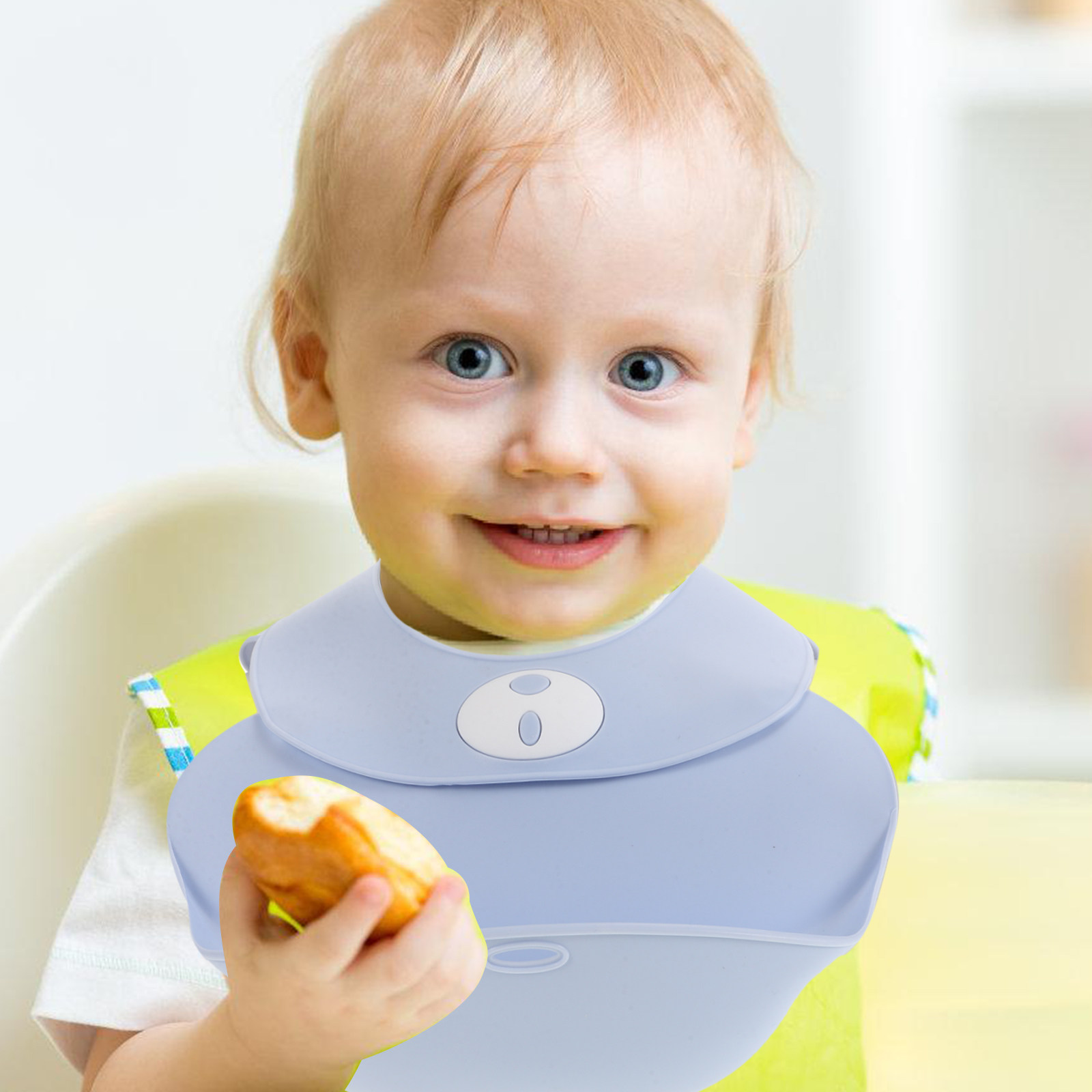 مريلة أطفال من السيليكون، مقاو - مراجعة Waterproof Baby Bibs Silicone وسعره